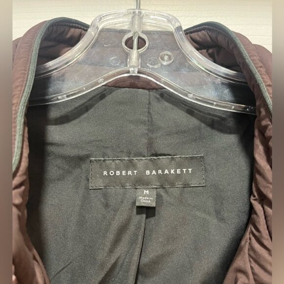 Robert Barakett Unisex Brown Quilted Vest sleeveless Jacket size medium - Picture 8 of 8